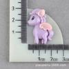 Acessórios de resina do desenho Little Pony, acessórios para capa de celular com cola creme, material para acessórios de cabelo DIY para crianças, grampo de cabelo, presilha BB