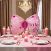 Globos de Dibujos Animados con Forma de Lazo Lindo Decoraciones para Puestos del Mercado Nocturno para Fiestas de Cumpleaños Infantiles Globos de Papel de Aluminio