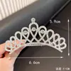 Peine para el Cabello y Peine de Corona para Niñas Huimei, Corona de Princesa para Cumpleaños, Festival, Actuación, Tarjeta para el Cabello Antideslizante para Niña, Accesorios para el Cabello con Pedrería