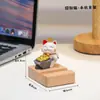 Gato de la Fortuna de Buena Suerte Soporte para Teléfono Móvil Estación de Trabajo Soporte para Tableta Souvenirs de Fiesta Anual Suministros Culturales para Oficina Adornos Culturales y Creativos