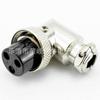 Conector de Aviação GX16 Angular 2 Pinos/3 Pinos/4 Pinos Conector Eletrônico 90 graus Curva em L Conector M16