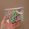 Gomas para el pelo de niños en rosa, estilo de dibujos animados lindos, accesorios para el pelo para niñas, diademas para bebé que no dañan el pelo, nuevo estilo de gomas para el pelo y diademas