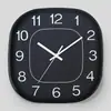 Reloj de Pared Cuadrado Moderno Creativo de 12 Pulgadas (30 cm) para el Hogar, Sala de Estar Cuadrada, Reloj Digital 3D para Dormitorio, Silencioso