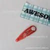 Clip de Sujeción Inferior para Cabello con Gota de 5CM Color Caramelo DIY Clip Rompe-Gota Casero Clip BB Clip Lateral para Niños Base Clip Inferior