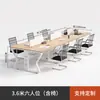 Escritorio de Oficina Simple Moderno Combinación de Escritorio y Silla para Personal Pantalla 1m Oficina para Personal Color Madera Escritorio para Computadora