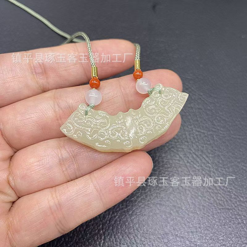 阿富汗玉貔貅吊坠