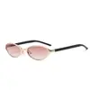 Gafas de Sol Ovaladas Estilo Wang Hedi 2026 Nuevas Elegantes Geniales Protección UV Gafas de Sol de Gama Alta Modernas