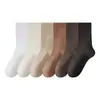 Meias grossas masculinas forradas com fleece para o inverno, de cano médio e alto, para calças de outono, com sola atoalhada, meias quentes Trush, Hosiery Zhuji, Tendência