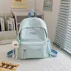 Mochila para Mulheres 2025 Novo Estilo Coreano Doce Estudante Viagem Mochila Pequena Aluno do Ensino Fundamental Leve Simples Viagem Bolsa Escolar