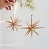 Nuevo Colgante Navideño Creativo Estrella Explosiva de Acrílico con Purpurina Adorno de Decoración de Árbol de Navidad Suministros Navideños