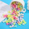 Color de primavera bola de cuatro hojas cuentas de plástico diy accesorios de joyería para crema de joyería pulsera para niños cuentas sueltas tejidas a mano