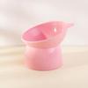 Cuenco para gato con patas altas cuero pimping estilo nórdico inclinado protección de cuello de dibujos animados anti-golpes plástico alto anti-espondilosis cervical mascota