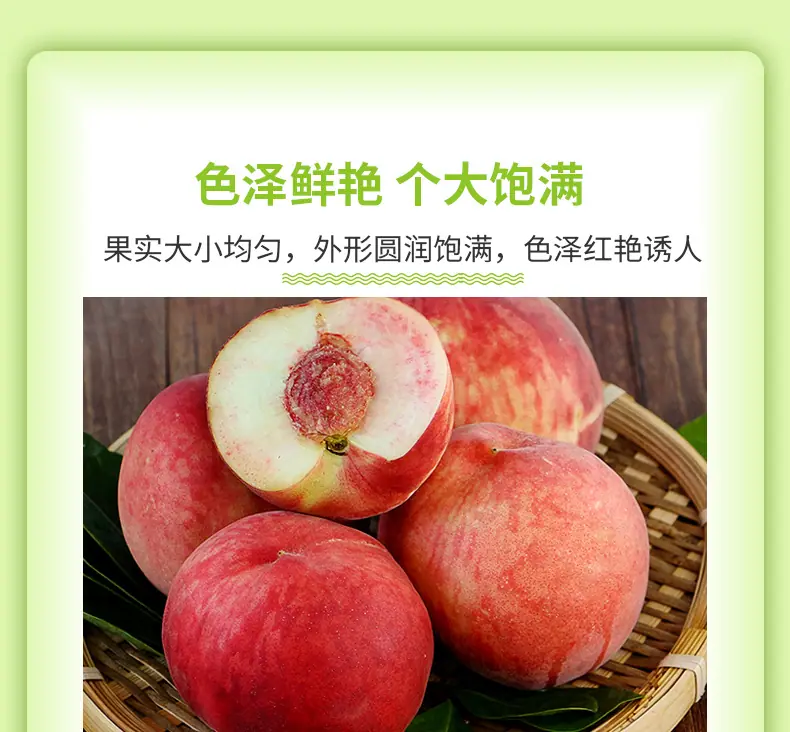 山东红皮水蜜桃 代发3/5斤红毛桃中大果香甜多汁礼盒鲜桃新鲜水果详情图3