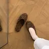 Mules casuales sencillos y adelgazantes para mujer, de meter, para otoño, zapatillas de casa antideslizantes de suela gruesa de moda