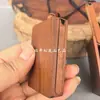 Colgante de Madera de Azufaifo Natural con Apertura Lateral, un Amuleto Protector que Puede Contener un Papel de Dibujo, Colgante de Madera Exquisito para Uso Taoísta