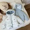 Chaqueta de Algodón para Niños 2026 Engrosada Invierno Cálido Niñas Elegante Aterciopelado Bebé Chaqueta Abrigo de Algodón Chaqueta Acolchada de Algodón Ropa de Otoño para Niñas