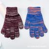 Luvas tingidas calcinadas quentes longas outono e inverno masculinas e femininas grossas com mais veludo luvas para ciclismo resistentes ao frio fabricantes atacado de dois yuan