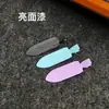 Pinza de pico de pato estilo nuevo pinza sin costuras anti-pintura color macarrón superficie brillante horquilla de pintura pinza lateral para chica de calle japonesa y coreana