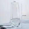 Nórdico Criativo Simples Luz de Luxo Internet Celebridade Vaso de Vidro Transparente Hidratante Lírio Rosa Flor Sala de Estar Ornamentos de Flores