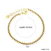 Joyería Transfronteriza, Diseño de Nicho Elegante y Exquisito, Pulsera de Cadena Fina, Pulsera de Acero Inoxidable de Moda de Gama Alta, Joyería para Manos al por Mayor