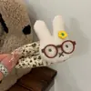 Café com Leite Floral Miffy Grande Bico de Pato Desenho Animado Presilha de Cabelo Outono Inverno Novo Fofo Feminino Acessório de Cabelo Franja Penteado para Cima Acessório de Cabelo