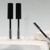 Tubo de máscara de pestañas redondo negro mate plata mate transparente de 4 ml material de empaque botella de plástico para crema de cejas de múltiples capacidades en stock suministro