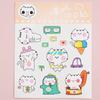 Adesivos Fofos de Desenho Animado para Caderno Diário Infantil Copo Vestir Adesivos para Caderno Material Decorativo Adesivos de Urso Atacado