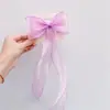 Accesorios para el Cabello de Niñas, Adornos para el Cabello Infantiles, Pinzas para el Cabello Trenzadas con Lazo de Cinta y Borla de Perlas, Diademas de Princesa de Verano, Gomas para el Cabello para Niñas