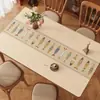 Mantel Individual Moderno Estilo Americano con un Toque de Lujo Ligero y de Alta Gama, Resistente al Aceite, Impermeable, Resistente al Calor, Lavable Protector de Superficie de Mesa de Café