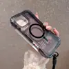 Nuevo producto: Hermosa Funda Magnética para Teléfono Tres en Uno Moldeadora de Cintura en Color Coordinado, PC+TPU, Anti-Caídas y Resistente a Impactos, Adecuada para Ip16Promax