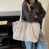 Nueva Bolsa de Viaje Ligera Portátil de Color Sólido Estilo Coreano para Viajes Cortos Gran Capacidad Bolsa Deportiva Bolsa de Gimnasio