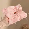 Lenço Quadrado Doce Estilo Francês Prendedor de Cabelo para Mulheres, Corda de Cabelo Versátil de Alta Qualidade, Prendedor de Cabelo Elástico de Alta Elasticidade, Acessório de Cabelo Versátil