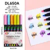 Huidile 650 Luz Suave Olho Oblíquo Proteção 30 Cores Iluminador Marcador de Pontos Chave para Estudantes Caneta para Graffiti de Caderno