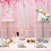 Mesa de Sobremesa Estilo Europeu de Ferro Forjado Suporte para Bolo Bandeja de Decoração para Festa de Casamento
