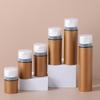 Frasco a vácuo PP boca quadrada por atacado 30-200ml branco tipo pressão sub-frasco viagem portátil frasco para loção
