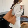 Bolsa de Hombro Tote de Moda Tendencia Estilo Nuevo Otoño 2025 Casual Nicho para Mujer Gran Capacidad