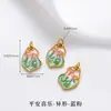 Colgante Tradicional Chapado en Oro para el Festival del Bote del Dragón Adorno de Goteo de Aceite Accesorios de Joyería Hechos a Mano DIY Adornos para Pulseras Cuentas Espaciadoras Chapadas en Oro Venta al por Mayor