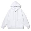 Cárdigan con capucha suéter de color sólido abrigo para hombre primavera y otoño juventud abrigo de pareja simple exterior con capucha casual