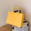 Bolso de Mano Simple de Fieltro Transfronterizo Gran Capacidad Portátil Bolsa de Compras Tote Bag Centro Comercial Supermercado Bolsa de Regalo Souvenir