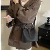 Bolso pequeño súper popular para el trabajo, nuevo bolso de hombro para mujer 2026 otoño nicho para ir al trabajo, bolso bandolera tipo cubo