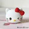 Gato KT 3D de goma suave de dibujos animados, linda cabeza de gatito de Hello Kitty, decoración y adorno para hornear pasteles de cumpleaños infantiles