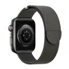 Adecuado para Apple Watch 7 8 9 Correa de Metal Milanesa de Doble Sección Magnética Semicircular para Apple Watch S11/12