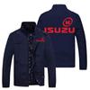 Jaqueta Cardigan Casual Masculina de Comércio Exterior Europeu e Americano Jaqueta Masculina com Estampa de Logo de Carro à Prova de Vento para Ciclismo ao Ar Livre