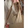 Bolsa de lã de pele de veado outono bolsa feminina 2024 novo estilo simples bolsa retrô bolsa casual grande capacidade bolsa de ombro