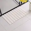 Tapete de Banho Dobrável de Terra de Diatomáceas Almofada para Pés Banheiro Vaso Sanitário Antiderrapante Absorvente Secagem Rápida Dobrável Lama de Diatomáceas Tapete Duro