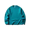 Camiseta de Manga Larga Protectora del Sol para Deportes al Aire Libre para Hombre, Estilo Primavera y Otoño, Corte Holgado, Marca de Moda, Versátil, Estampado Simple de Letras, Top de Cuello Redondo