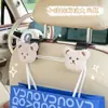 Gancho para Coche de Oso Lindo de Dibujos Animados Gancho Multifuncional de Almacenamiento en el Respaldo del Asiento del Coche Gancho Decorativo Creativo para Coche