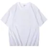 Camiseta hombre manga corta 240G algodón peinado pesado manga media color liso negro verano holgada talla grande Camiseta casual Joker