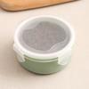 Mini geladeira redonda, caixa de conservação de alimentos frescos, lancheira pequena, lancheira de cozinha, caixa de armazenamento de plástico, caixa retangular selada