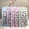 Pegatinas Blanditas Populares con Forma de Durazno Grabadas con Láser Pegatinas 3D de Dibujos Animados Pegatinas de Cristal 3D Pegatinas Decorativas DIY para Niños